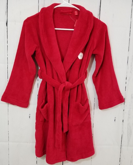 Macy's Other - Macys Candy Red robe with attached belt size 7/8